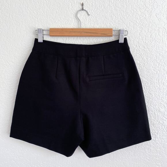 NWT Spanx The Perfect A-Line Short Black Pull-On Ponte Stretch Smoothing Small - Picture 7 of 16